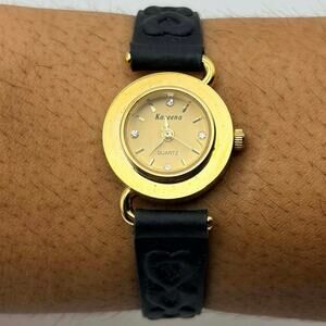 Vintage Gold Heart Kareena Watch